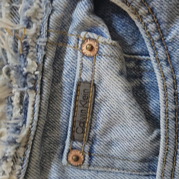 CALVIN KLEIN VINTAGE JEAN SHORTS - Picture 3 of 11